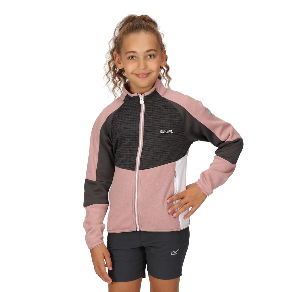 Regatta Childrens/Kids Oberon VII Marl Full Zip Fleece Jacket