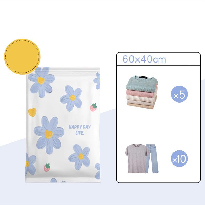 Вакуумные пакеты для хранения Компрессионные пакеты для одежды Утолщенный материал Экономия места Органайзер для хранения Путешествия Домашнее использование Постельное белье Одежда Сумка для хранения