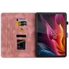 For Lenovo Tab K11 Plus Case Lily Flower Imprint Card Slots Leather Tablet Cover