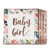 Rose Gold Floral Baby Shower Party Tableware Set 24 Eco-friendly Plates Napkins Cups Knives Forks Table Decorations