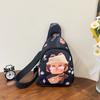 Children Casual Crybaby Cartoon Nylon Shoulder Bag Fun Pattern Outings Daycare
