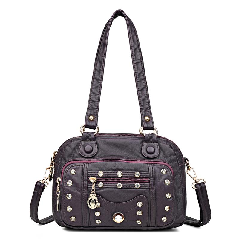 Высококачественные мягкие кожаные женские сумки с несколькими карманами, роскошные маленькие женские сумки-мессенджеры через плечо