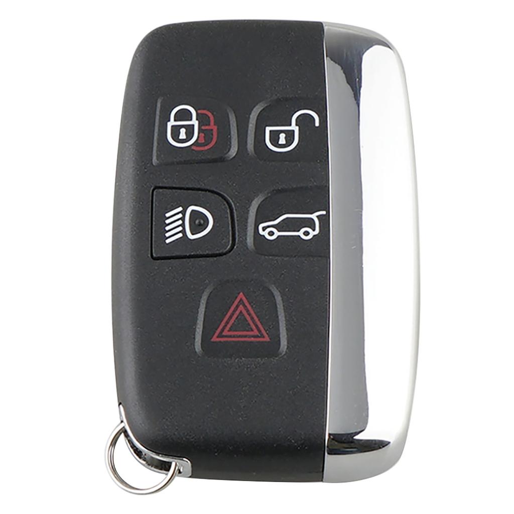 5 Button Black Smart Car Remote Key Fob Case Cover Shell Fit for Jaguar for Land Rover