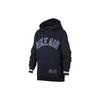 Nike Air Letter Print Color Block Fleece Long Sleeve Hoodie Kids Hoodies Navy AQ9418-451
