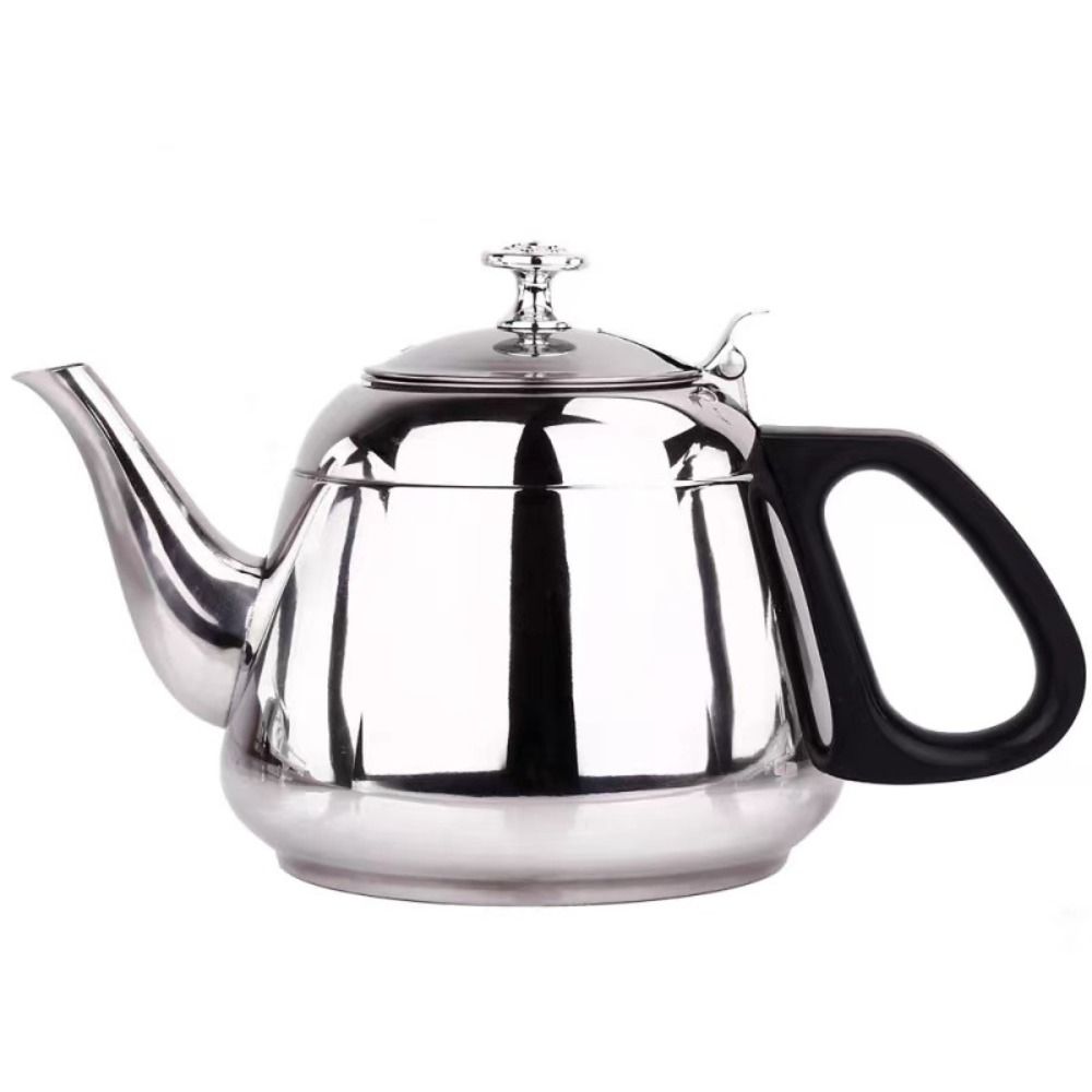 Removable Infuser Kettle Tea Stainless Steel Long Mouth Pot Teapot Gas Induction Cooker