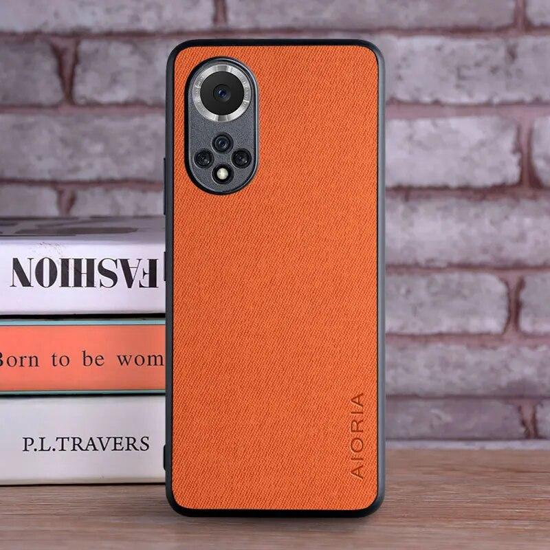 Чехол для Honor 50 Pro SE, роскошный текстильный кожаный чехол из мягкого ТПУ, жесткий чехол для телефона huawei Honor 50 Pro, чехол