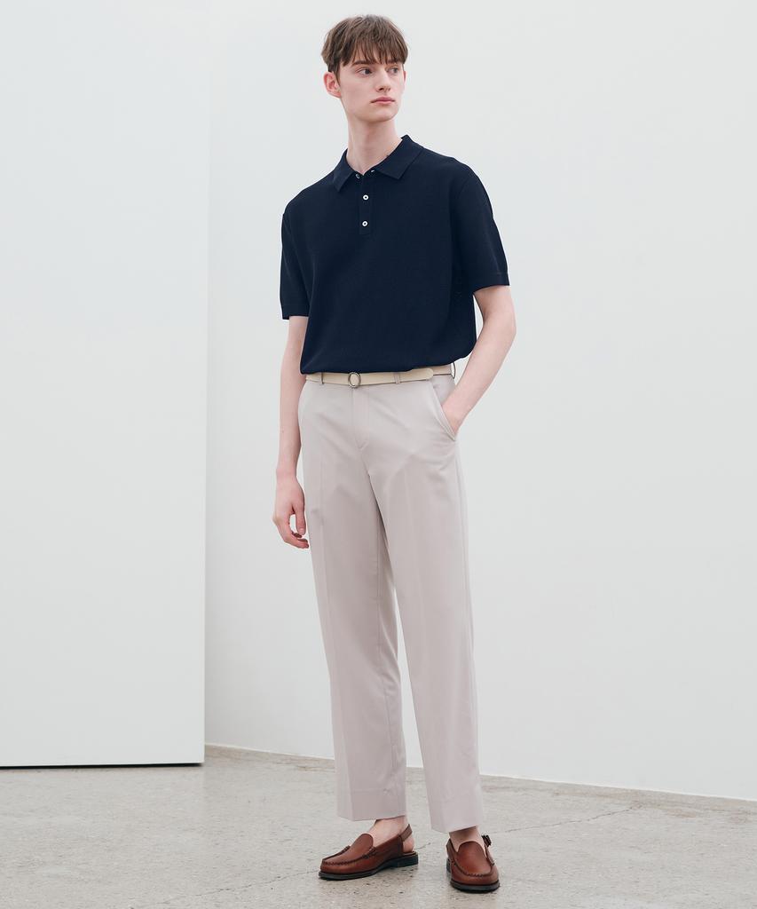 MINDBRIDGE Do Good_Semi-Wide Coolmax Elastic Waist Slacks - 4Color Mapt31A3