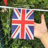 10m (32.8ft) 30 Flags UK British Flag String Flag Pennant Decoration Hanging Flag Pull Flag National Day Garden Decoration