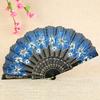 1PC Folding Fan Fashion Photo Prop Portable Sakura Pattern Party Favor Antique Style Hand Held Dance Fan