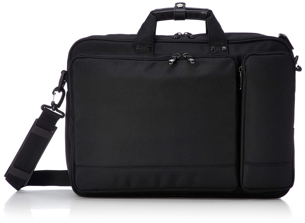 Business Casual Bag B4 Compatible Polyester Water Repellent Black [Gatsby]