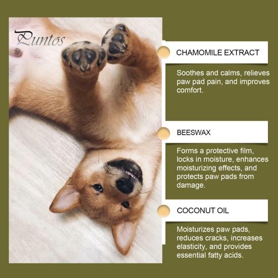 Pet Paw Natural Moisturizer Balm Protective Cream Pet Nose Protector Crack Feet Repair Accessories For Cats Dogs