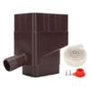 Rainwater Collection System Standard Downspout Water Diverter Connector System with 40 Inch Hose