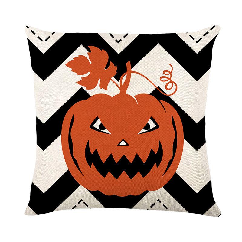 Новая Хэллоуинская наволочка для подушки, для гостиной, дивана, спальни, декоративная наволочка, лен, украшение для дома
