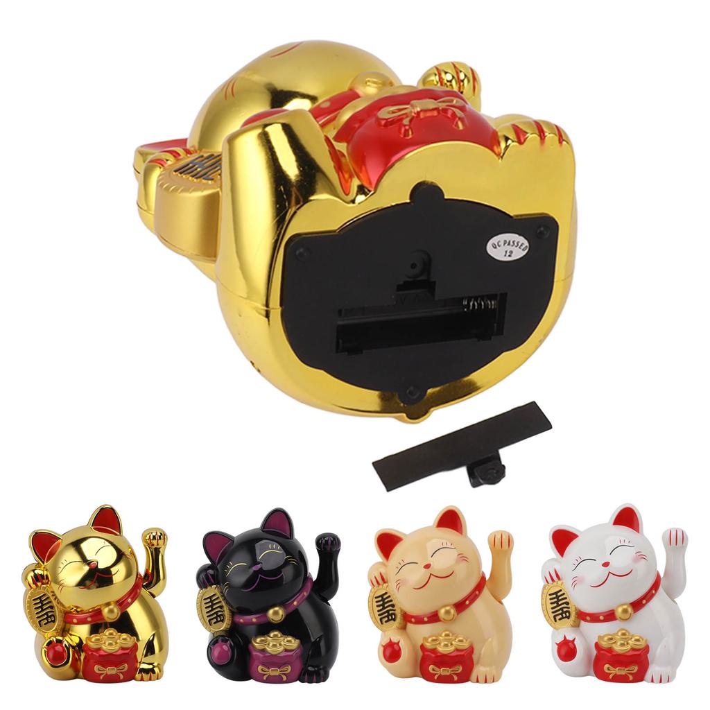 0,5 дюйма электрическая размахивающая рука Fortune Cat декоративные милые пластиковые украшения для кошек для кассового стола