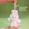 Cute Rabbit Plush Toy Keyring With Soft Fabric Material For Daily Use And Decorations