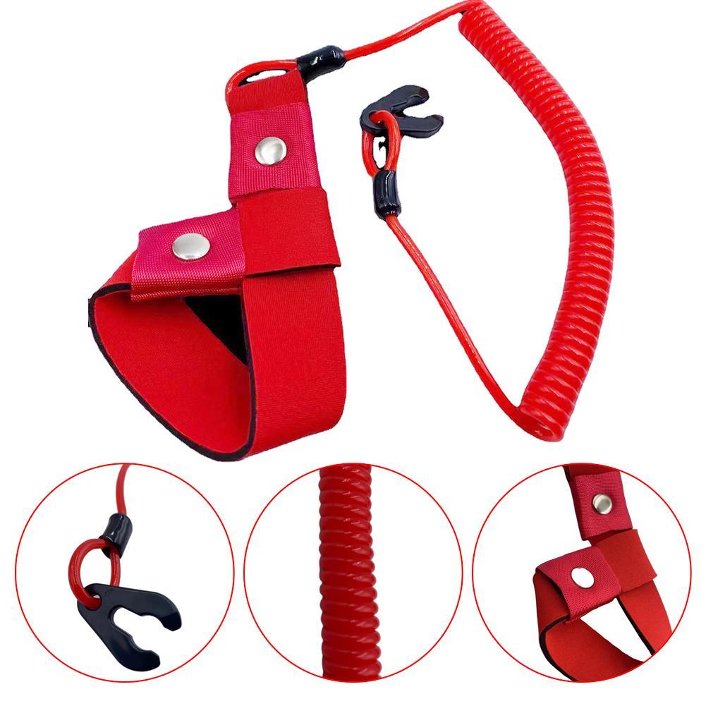Marine Outboard Engine Boat Motor Kill Stop Switch For YAMAHA Jet Ski 2-425hp Key Rope Safety Lanyard Tether FX140 Safety Motor