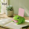 Cool Gadgets for Coworkers Cute Note Holder Toad, Desk Organizer Notepad Holder, Fun Pen Organizers Office Workspace Memo Stand, Accessory Gift