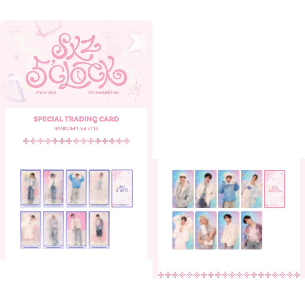 Stray Kids СПЕЦИАЛЬНАЯ КОЛЛЕКЦИОННАЯ КАРТОЧКА - SKZ 5'CLOCK