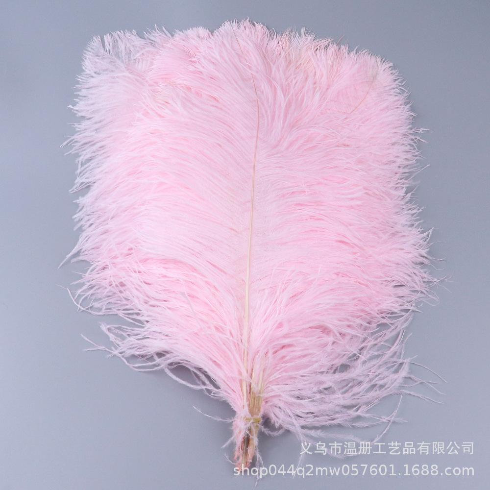 45-50 см Южноафриканское страусиное перо Современная перьевая лампа Свадебное сценическое украшение Высококачественное страусиное перо