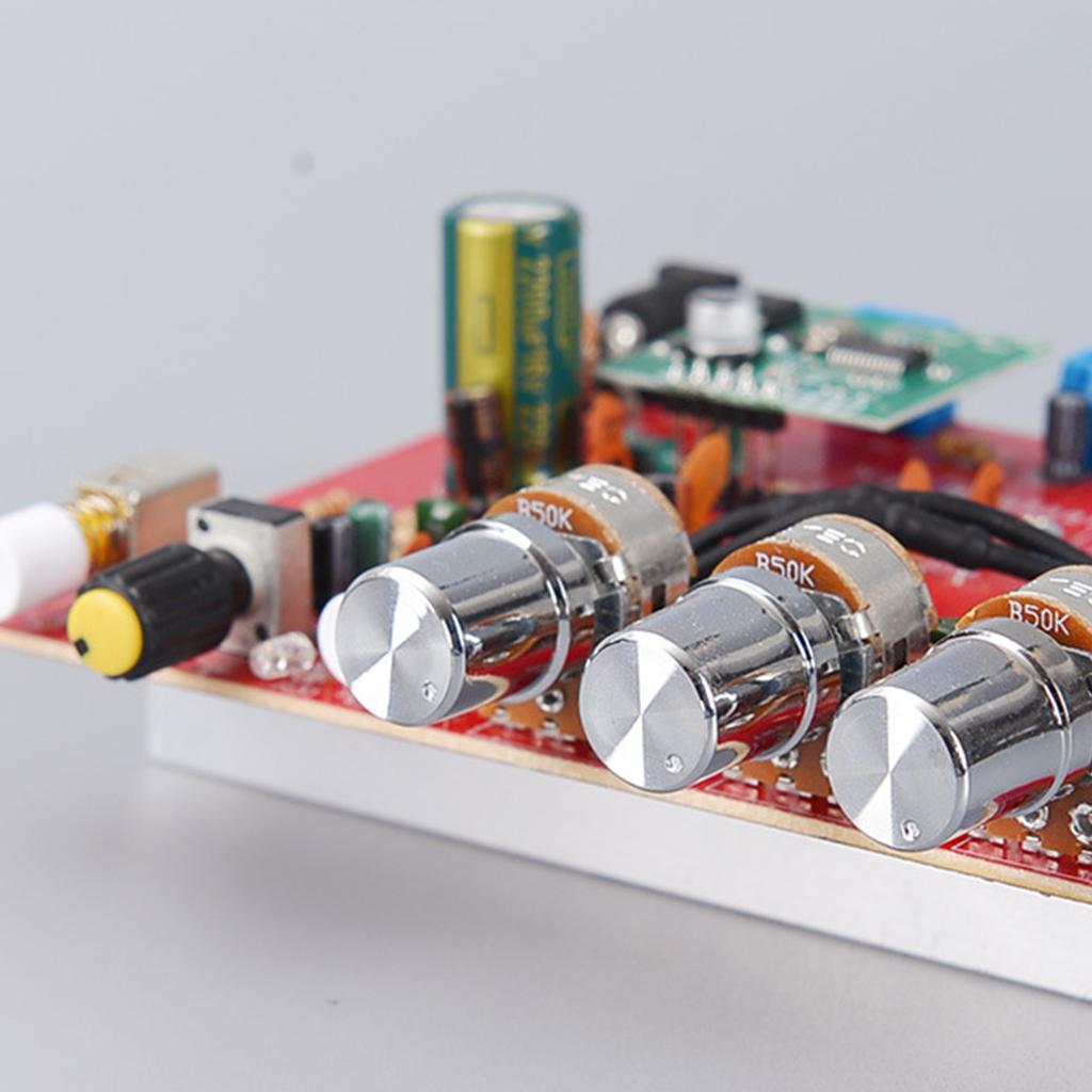 2.1-канальная цифровая плата усилителя, совместимая с Bluetooth, DC12-15V 80Wx3, цифровая плата аудиоусилителя