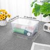 1PC Large Capacity Mask Storage Box Household Desktop Transparent Storage Box Medication And Miscellaneous Transparent Storage