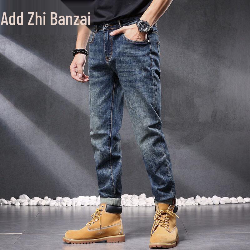 Zengzhi Мужские джинсы из денима прямого кроя 2025