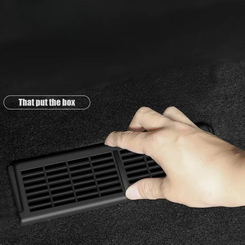 Для Tesla Model Y 2022 Аксессуар Защитная крышка воздухозаборника под сиденьем Модель 3 2023 Ремонт салона Крышка воздухозаборника под сиденьем