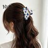 Trendy Hair Clips for Travel Cow Print Claw Clip Women Girls, Cute Cloud Shape Stylish Ornaments Thick Hair, Fashion Non-slip Strong Hold Accessories