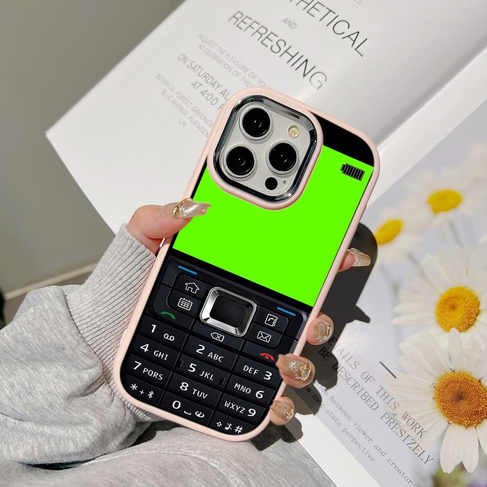 Ae95 ретро телефон дизайн художественные чехлы для телефонов Samsung A13 A32 A53 A04 A54 S24 FE S23 Ultra Infinix Hot 40i Huawei P30 металлический защитный чехол для камеры задняя крышка