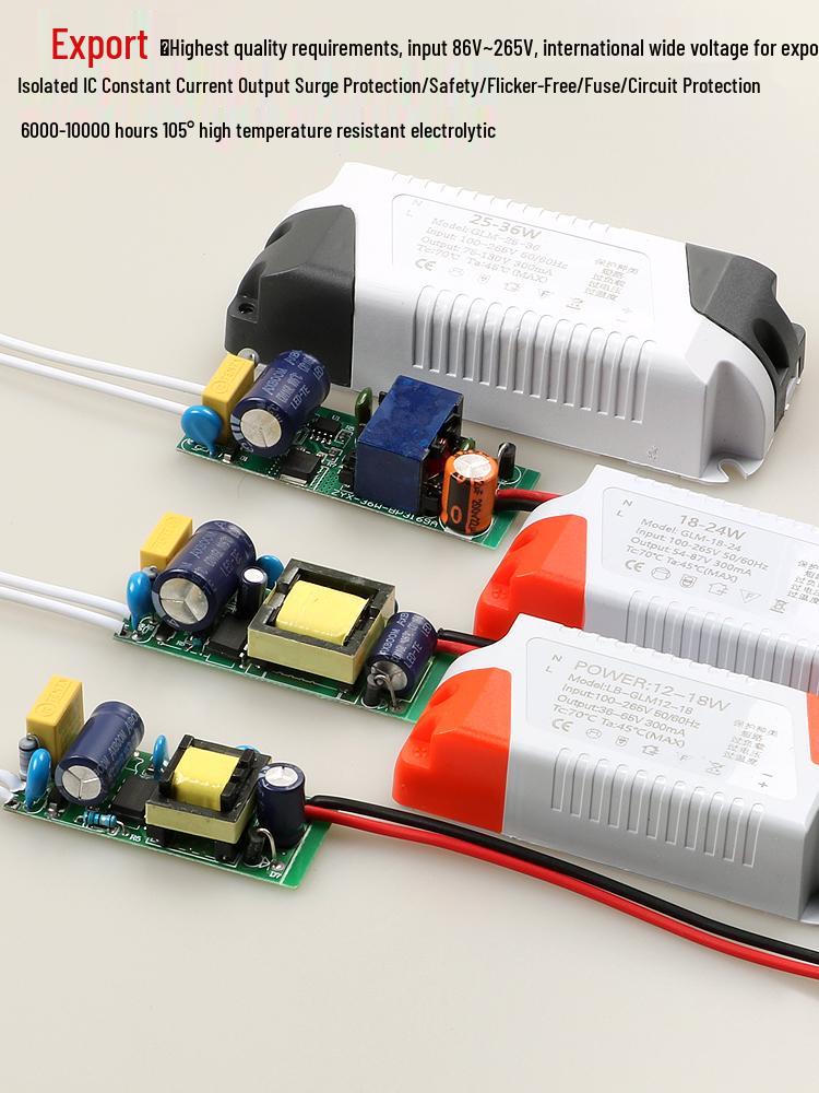 Внешний светодиодный драйвер питания 3 Вт/5 Вт для потолочных и точечных светильников