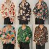 Men's Floral Shirt - Japanese & Korean Style, Spring/Autumn, Trendy Retro Hong Kong Style, Casual All-Match Jacket