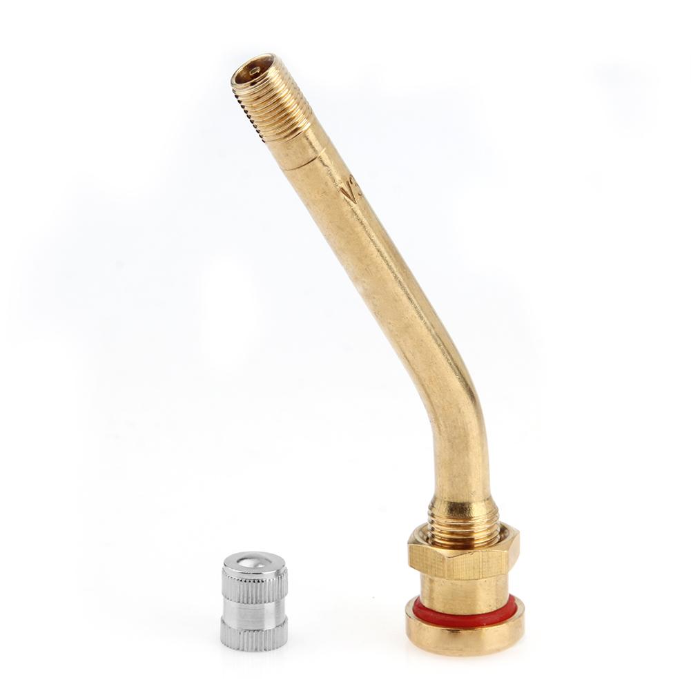 1/2 шт. латунный стержень вентиля для грузовых шин V3.20.4 с отверстием 9,7 мм, алюминиевые колесные диски, подходящие для автобусов, микроавтобусов, тяжелых грузовиков