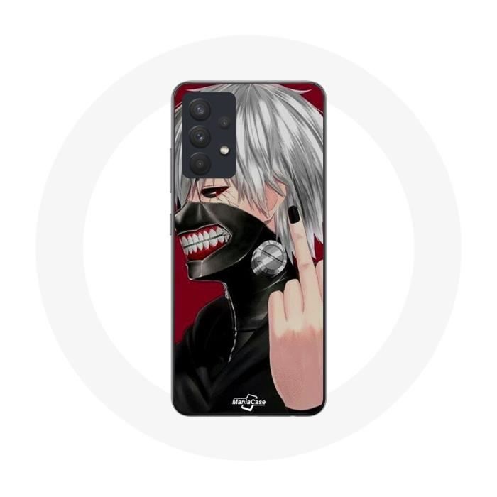 Coque pour Samsung Galaxy A13 4G / A13 4G Lite Tokyo Ghoul Kaneki Ken Masque Anime doigt