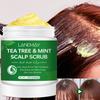 Tea Tree & Mint Scalp Scrub - Gently Cleans and Strengthens Hair and Scalp, Improves Scalp Health, Enhances Hair Vitality,200g
