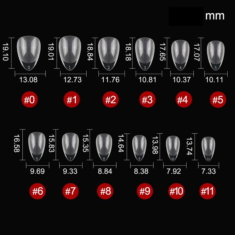 240 шт. в коробке Xxs ультракоротких полуматовых накладных ногтей, подходят для коротких и маленьких ногтевых пластин, ультратонкие и бесшовные накладные ногти