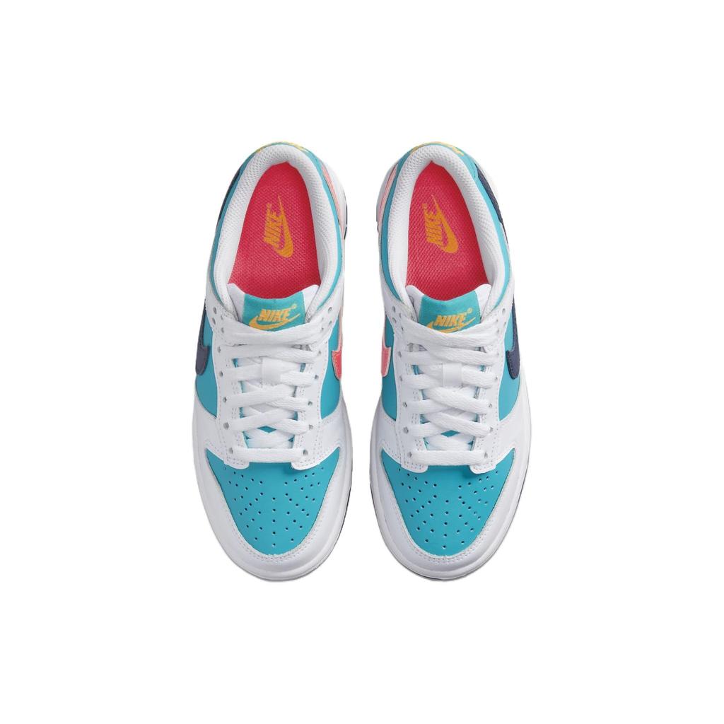 Nike Кроссовки Dunk Low GS Dusty Cactus Thunder Blue для детей Teal White Racer-Pink HF4794-345