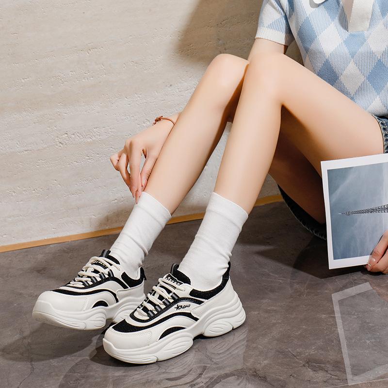 2025 Summer New Korean Version Breathable Fly-woven Women's Shoes Ins Tide Student Running Sports Shoes Casual Shoes Women EP925