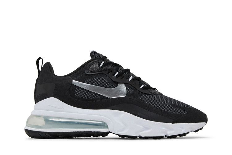 Мужские кроссовки Nike Air Max 270 React Металлический серебристый Черный/Металлический серебристый/Белый