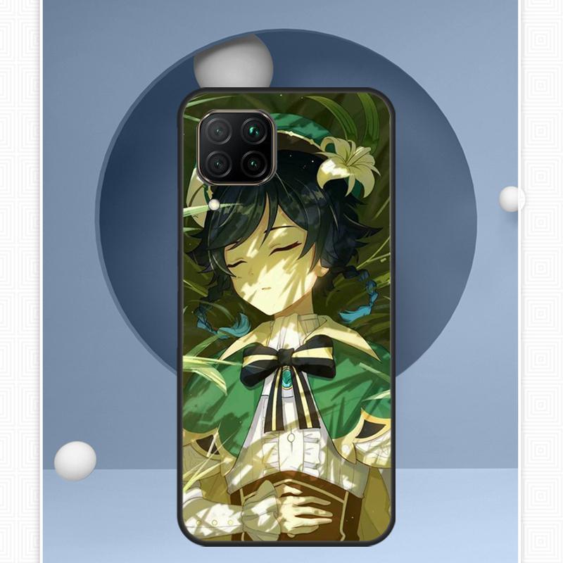 Чехол Genshin Impact Венти для Huawei Nova 12s 12i 11i 8i Y91 Y60 Y70 Y72 Y90 Y61 9 10 SE P20 P40 Lite P30 P60 Pro