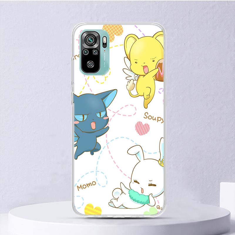 Мягкий чехол для телефона Xiaomi Redmi Note 14 13 12S 11S 10S 12 Pro Plus с рисунком из аниме CardCaptor Sakura, чехол-ракушка 11 10 11E 11T Note14