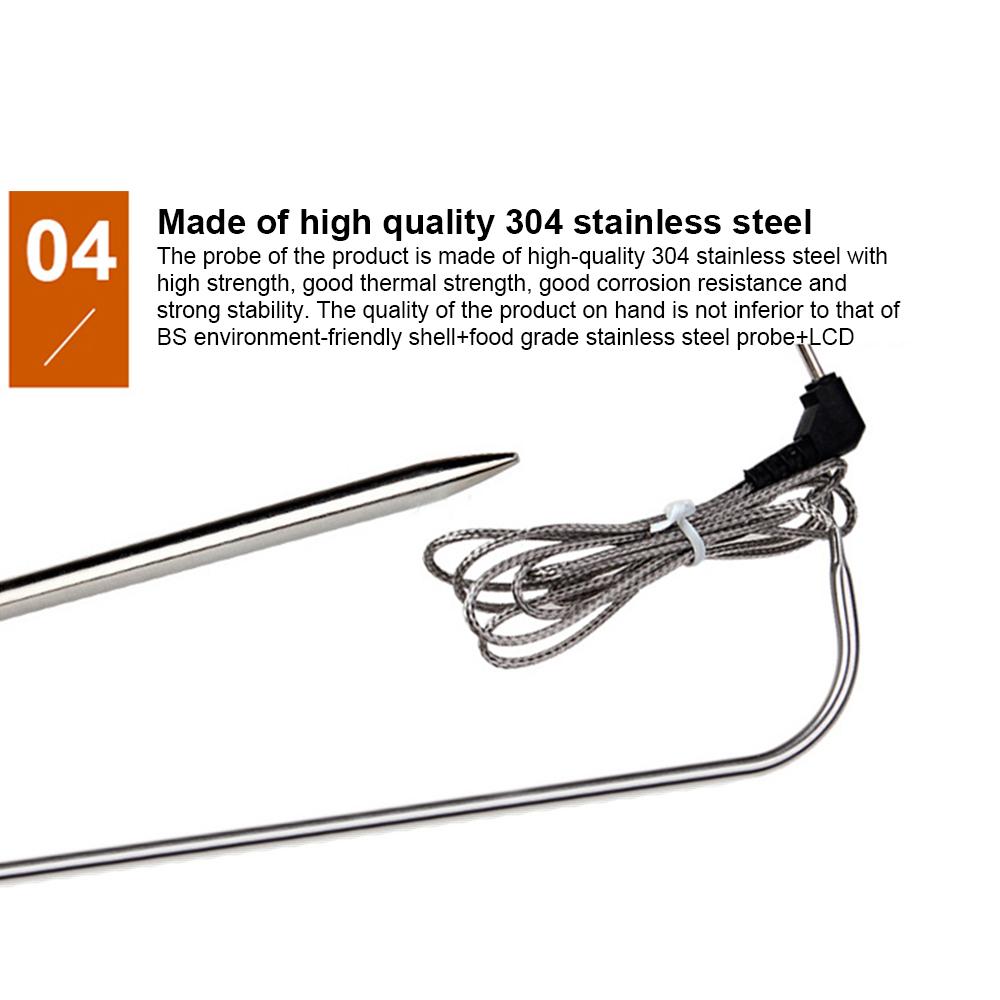 TP700 TP710 цифровой ЖК-дисплей кухонный термометр для приготовления мяса для барбекю духовка гриль с функцией таймера