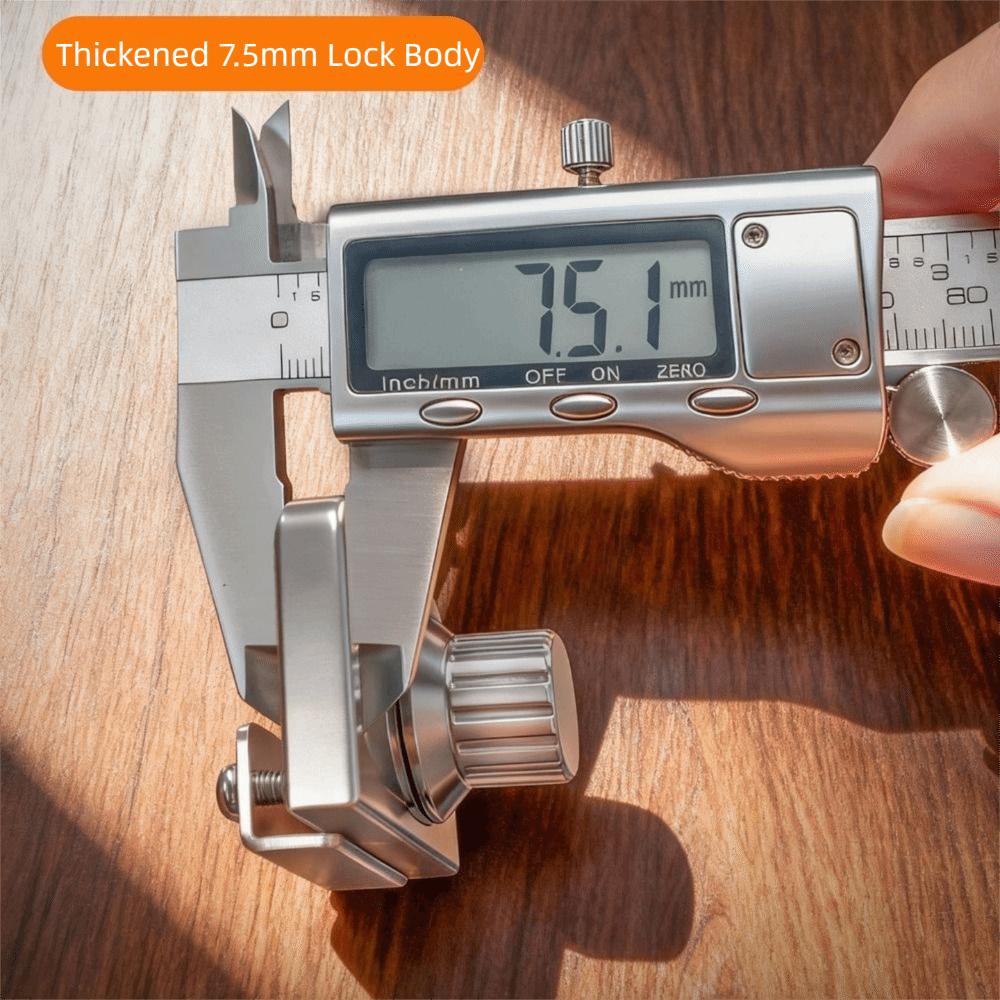 High Strength Door Lock Corrosion Resistant Single Door Latch Glass Cabinet Lock Home