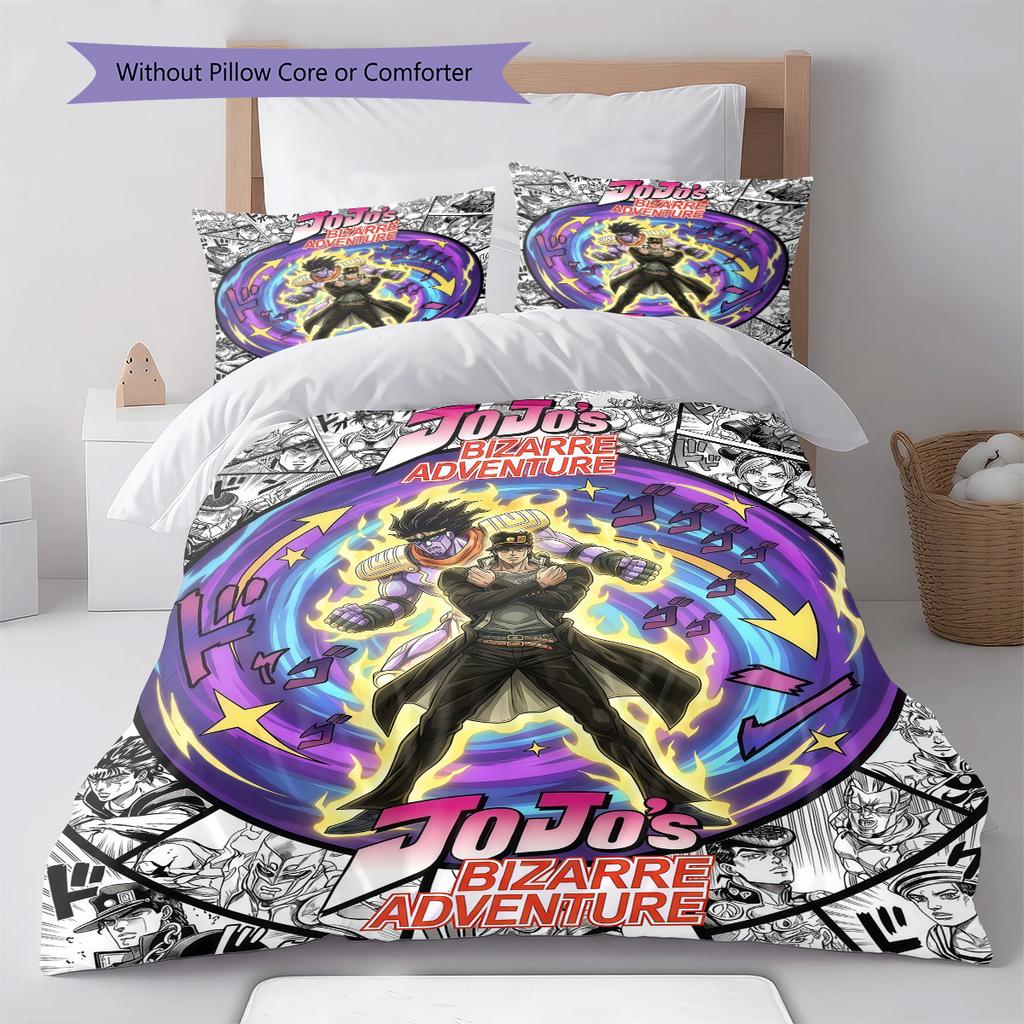 Мягкое одеяло JoJo's Bizarre Adventure Комплект постельного белья Пододеяльник Чехол для одеяла Декор спальни Дома -QJY
