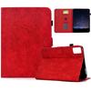 For Lenovo Tab M9 Case Imprinted Plum Blossom Stand Card Slots Leather Tablet Cover with Auto Sleep/Wake