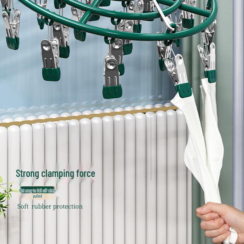 Multi-Clip Laundry Drying Hanger
