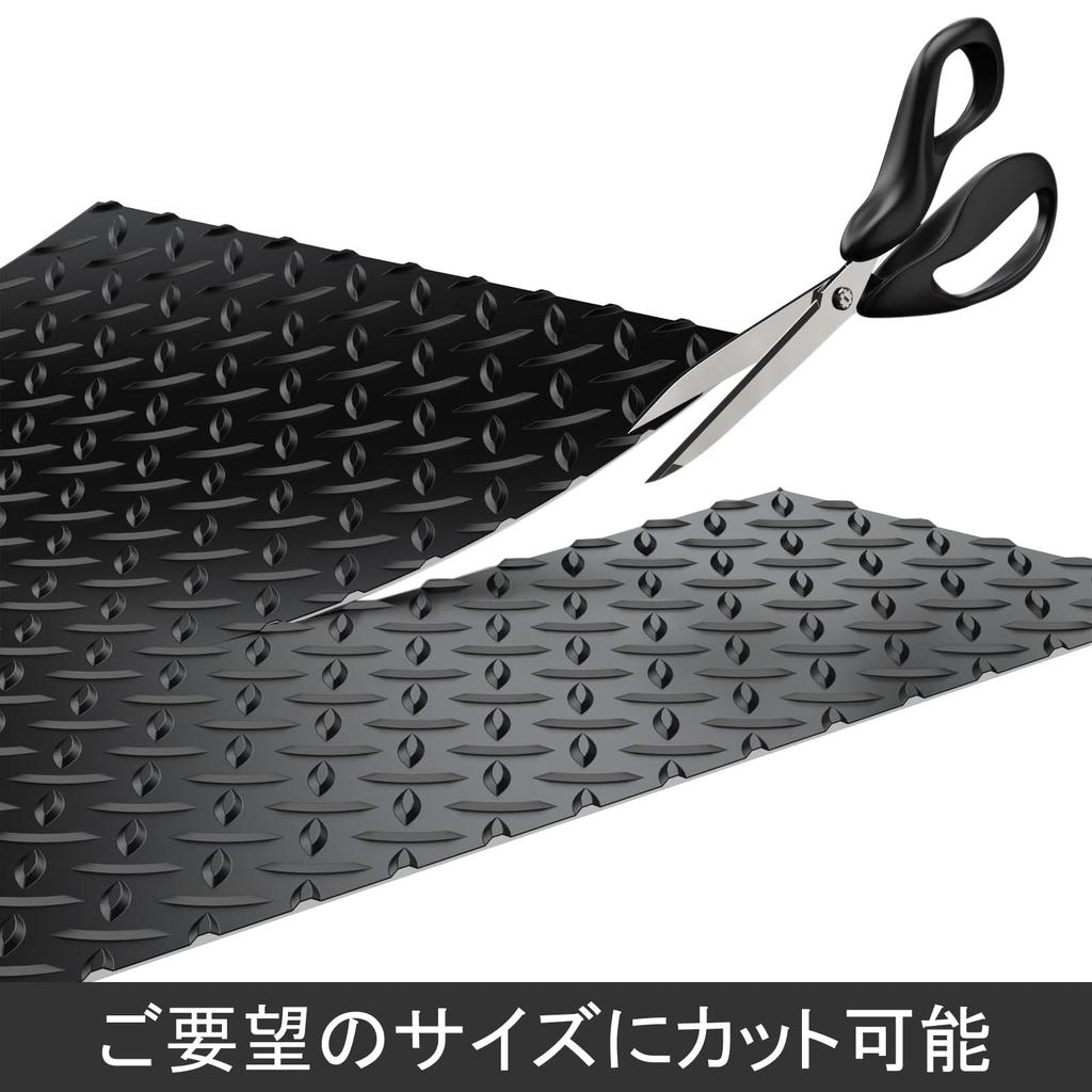 Innovatdiy Garage Mat Floor Mat 0.08 inch (2 mm) Thick Parking Lot Rubber Warehouse