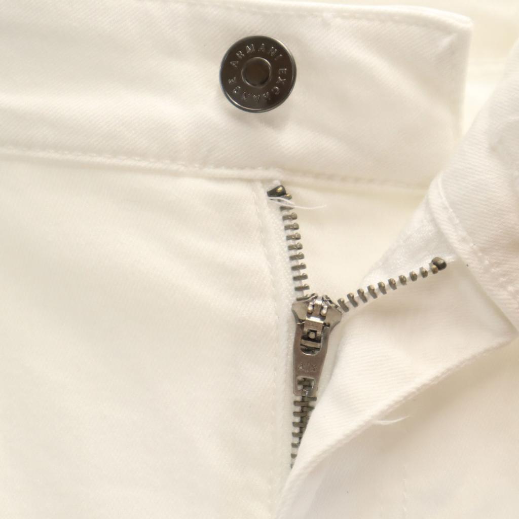 Armani Exchange Crushed Super Skinny Pants W25 White Women Used