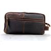 Сумка для туалетных принадлежностей из натуральной кожи буйвола Travel Dopp Kit Чехол для бритья для мужчин и женщин