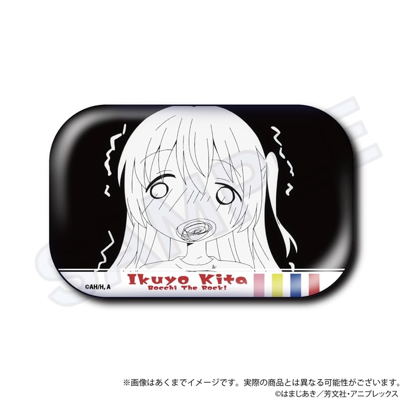 Боччи Коллекция Кита Икуё Квадратный Значок в Банке Рок! 6 шт