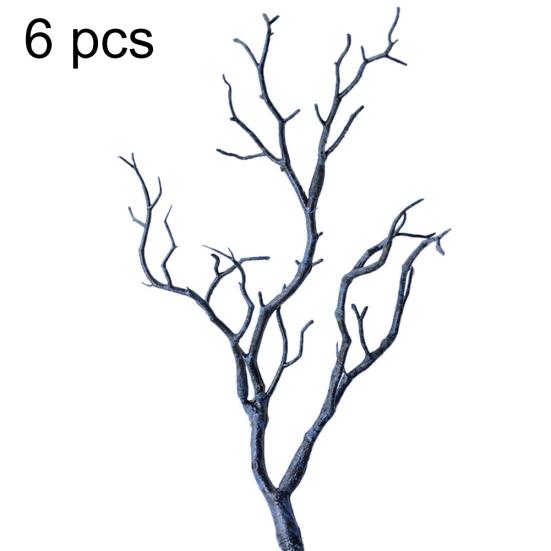 6шт искусственные поддельные павлин коралловые растения сушеные ветки деревьев свадебный домашний декор